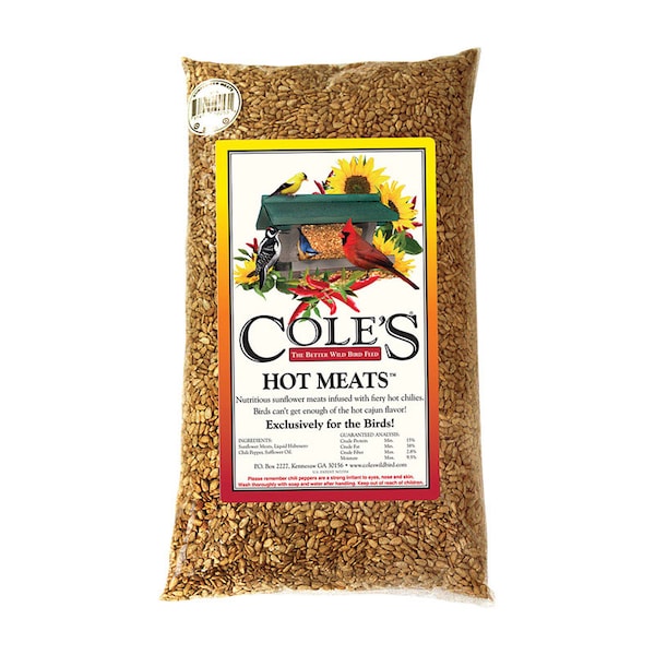 Coles Cole's Hot Meats Assorted Species Sunflower Meats Wild Bird Food 20 lb - HM20