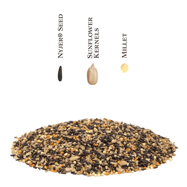 Global Harvest Foods Songbird Selections Wild Finch Feast with Nyjer Wild Bird Seed Wild Bird Food 10 lb - 13634