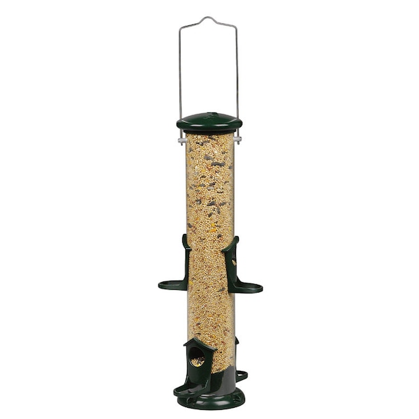 Audubon Audubon Wild Bird 2 lb Metal Tube Bird Feeder 4 ports - NATUBE2