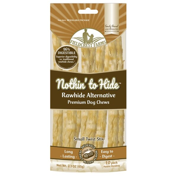 Nothin To Hide Fieldcrest Farms Nothin' to Hide Peanut Butter Grain Free Chews For Dogs 10 pk - 170