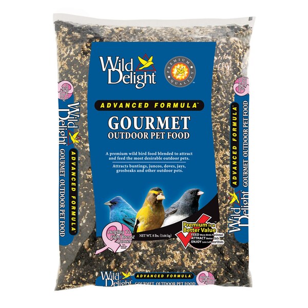 Wild Delight Wild Delight Gourmet Assorted Species Sunflower Seeds Wild Bird Food 8 lb - 368080