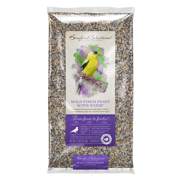 Global Harvest Foods 5 lbs Songbird Selections Finches Bird Seed Nyger Thistle Seed - GL8069