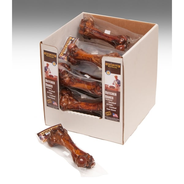 Savory Prime Savory Prime Butcher Bones Smoked Ham Grain Free Treats For Dogs 12 in. 1 pk - 88803