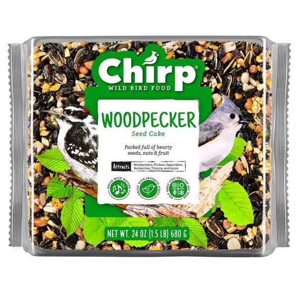 Chirp Chirp Woodpecker Peanut Seed Cake 24 oz - 14987