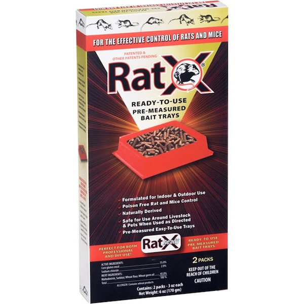 Ratx Ready To Use Use Pre-Measured Bait Trays, 2PK - RA37961