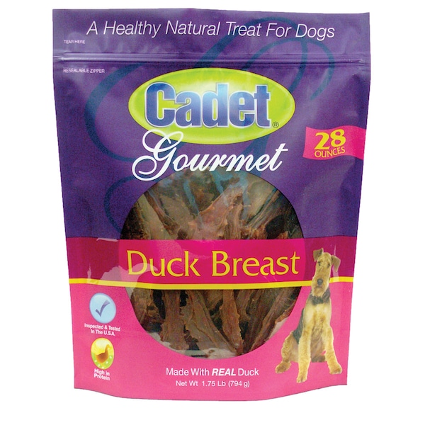 Cadet Prem Gourmet Duck Breast Treats 28oz. - C01311