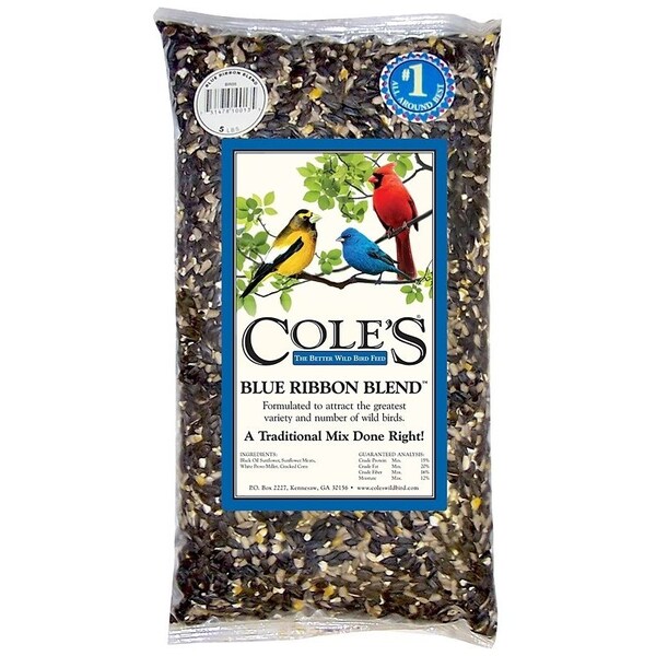 Coles Blue Ribbon Blend Blended Bird Food, 5 lb Bag - BR05
