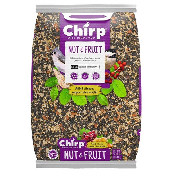 Petpurifiers 15 lbs Wild Bird Fruits & Nuts Wild Bird Food - PE3313382