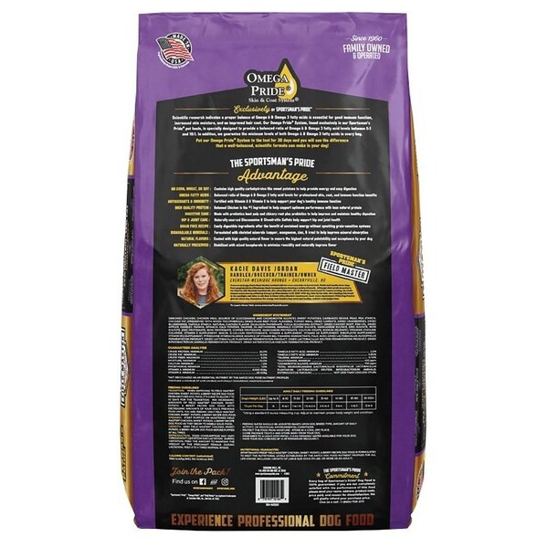 Sportsmans Pride Field Master Dog Food, Small, Medium, Large Breed, Dry, Berry, Chicken, Sweet Potato, 30 lb - 10167