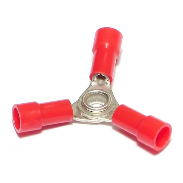 Midwest Fastener 22 WG to 18 WG Three-Way Butt Connectors 8PK - 70001