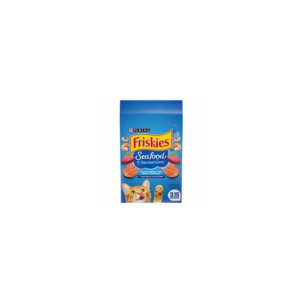 American Distribution & Mfg Co Dry Cat Food, Seafood Sensations, 3.15 Lb. Bag - 17122