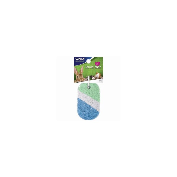 Ware Mfg Lava Bar Natural Stone Chew for Small Animal Pets - 13084