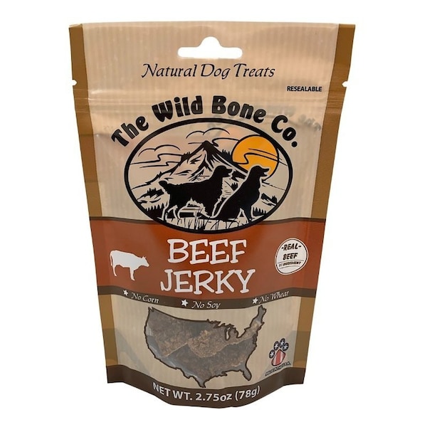 The Wild Bone Co 1960 Dog Treat, All, Jerky, Beef, 2.75 oz - 1960.6