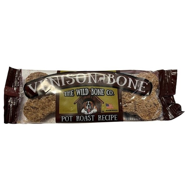 The Wild Bone Co 1842 Pot Roast Dog Biscuit, Venison, 1 oz - 1841