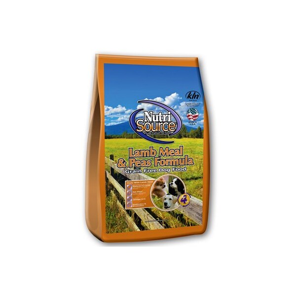 Nutrisource Food All Ages Lamb Meal & Peas Cubes Dog Grain Free 15 lb - 29101