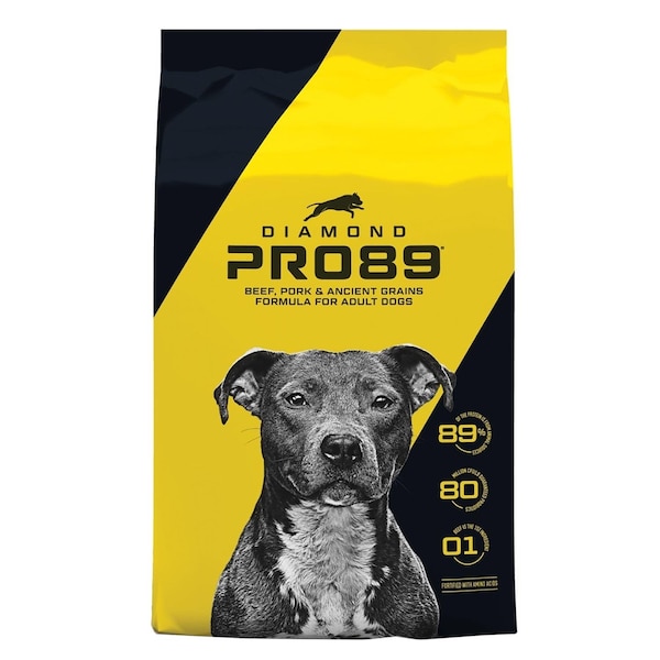 Diamond Pro 89 Adult Ancient Grain Diamond PRO89 Adult Beef and Pork Dry Dog Food 40 lb - 61408