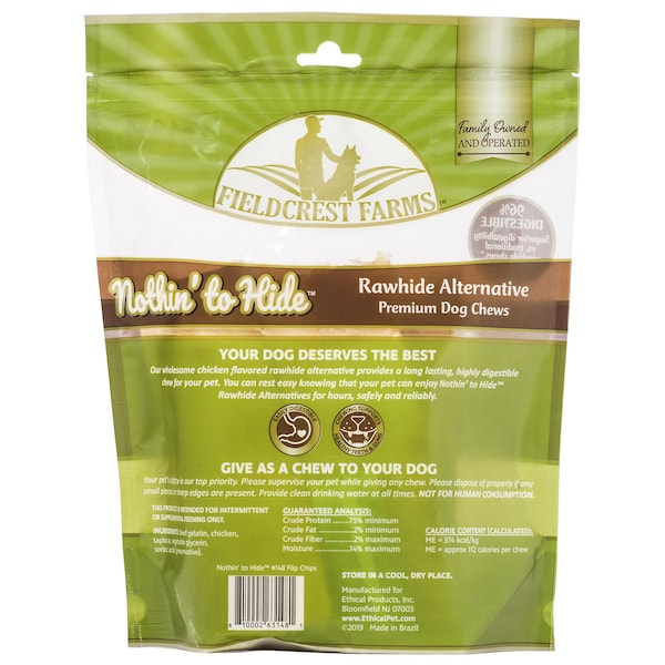 Nothin To Hide Fieldcrest Farms Nothin' to Hide Chicken Grain Free Chews For Dogs 10 pk - 146
