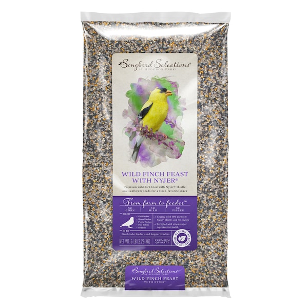 Global Harvest Foods Songbird Selections Wild Finch Feast Wild Bird Seed Wild Bird Food 5 lb - 13626