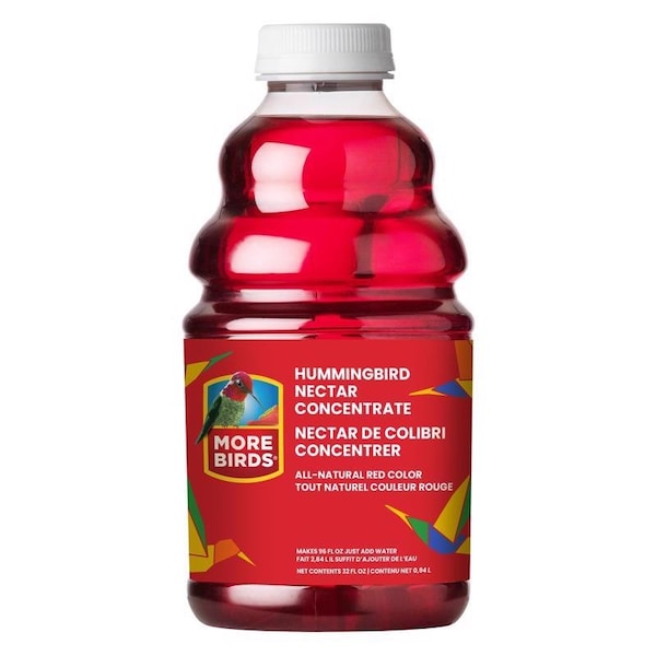 More Birds More Birds Hummingbird Vitamins and Minerals Nectar Concentrate 32 oz - MB701