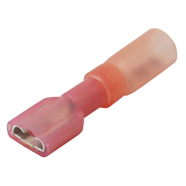 Pacer Group Pacer 22-18 AWG Heat Shrink Female Disconnect - 25 Pack - TDE18-250FI-25