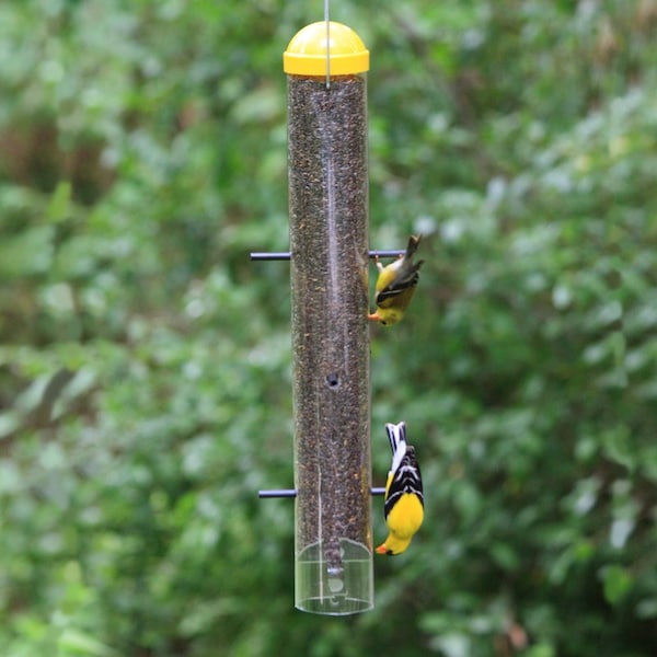 Perky-Pet Perky-Pet Finch 2 lb Plastic Bird Feeder 6 ports - 399-6