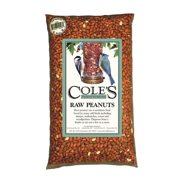 Coles Cole's Assorted Species Raw Peanuts Wild Bird Food 5 lb - RP05