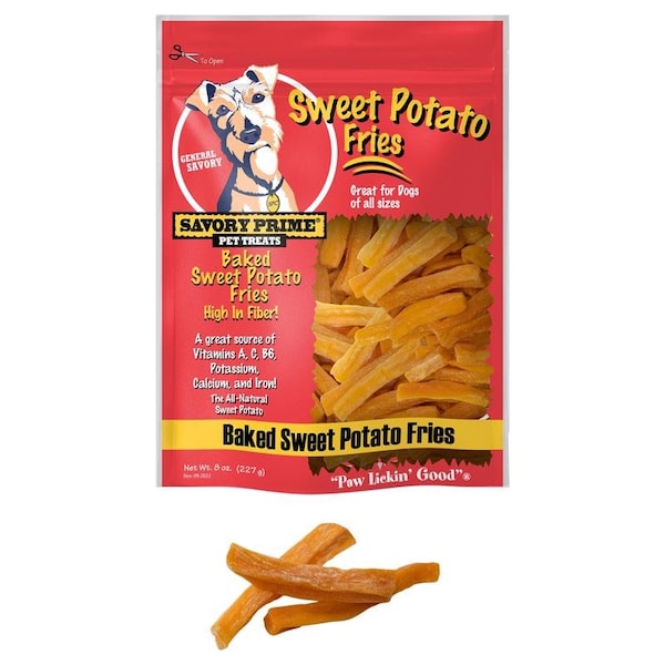 Savory Prime Savory Prime SPC Sweet Potato Grain Free Treats For Dogs 8 oz - 467