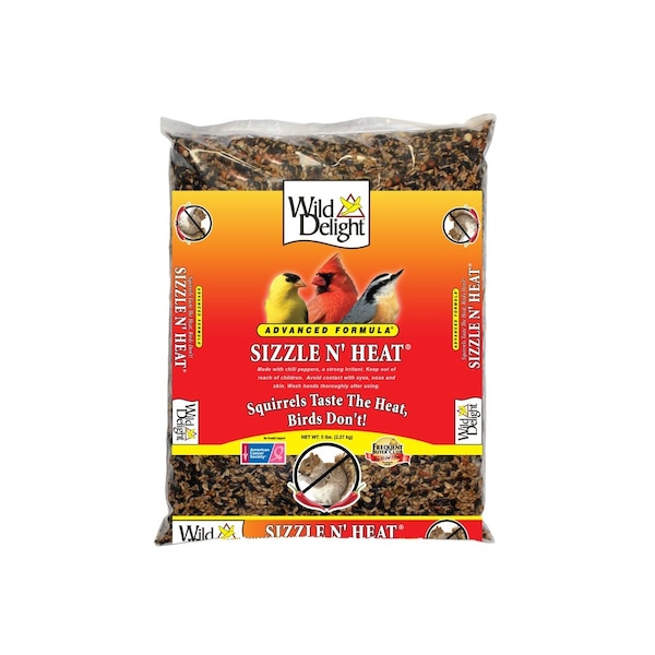 Wild Delight Wild Bird Food Sizzle N Heat Songbird Sunflower Kernels 5 lb - 372050