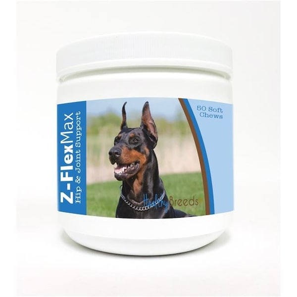 Healthy Breeds Healthy Breeds 840235106425 Doberman Pinscher Z-Flex Max Hip & Joint Soft Chews - 50 count - 840235106425