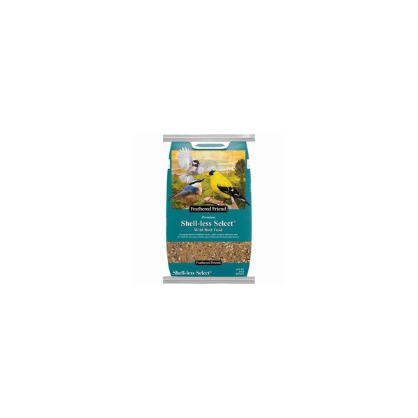 Feathered Friend Shell-Less Select Series 14170 Wild Bird Food, Premium, 20 lb Bag - 14400