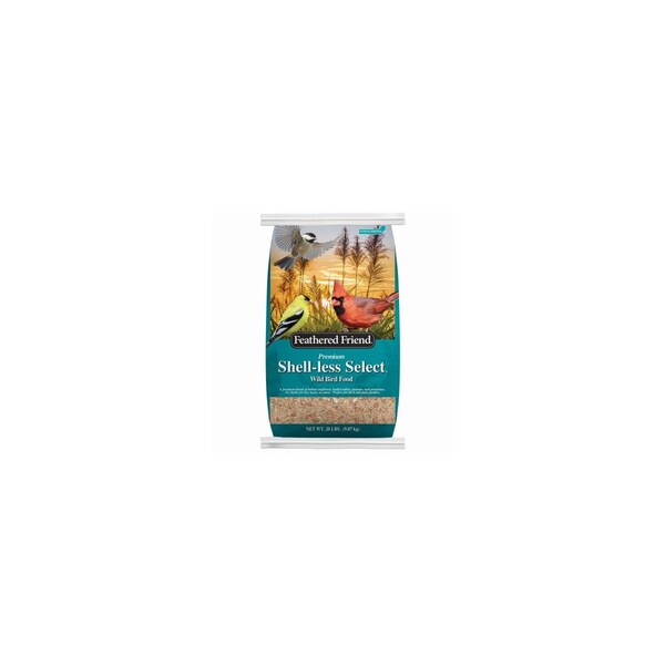 Feathered Friend Shell-Less Select Series 14170 Wild Bird Food, Premium, 20 lb Bag - 14400