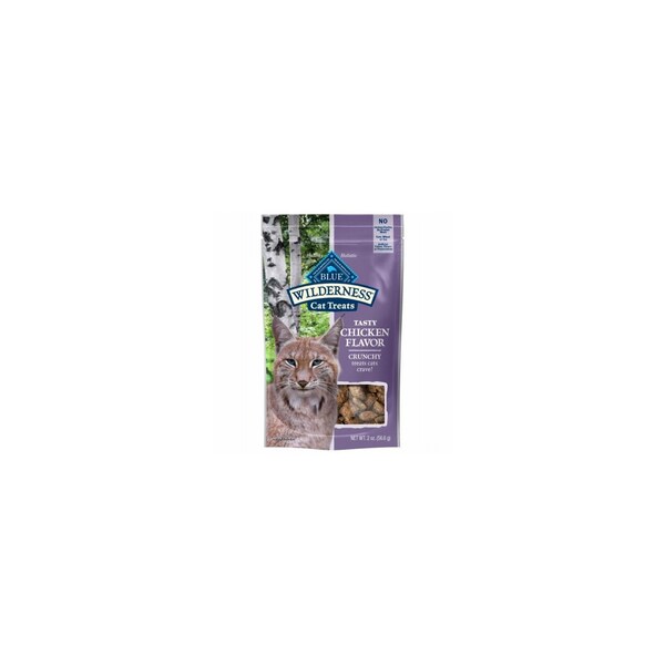 American Distribution & Mfg Co Cat Treats, Wilderness Crunchy Chicken, 2-oz. - 801494