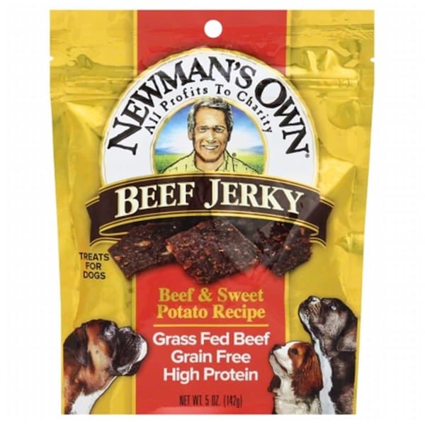 Newmans Own Organic Dog Trt Bf Jerky Bf Sweet Pt- 5 oz. - 273401