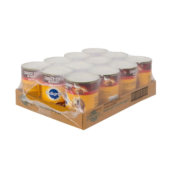 Pedigree Pedigree Choice Cuts In Gravy With Beef 13.2 oz., PK12 - 292400