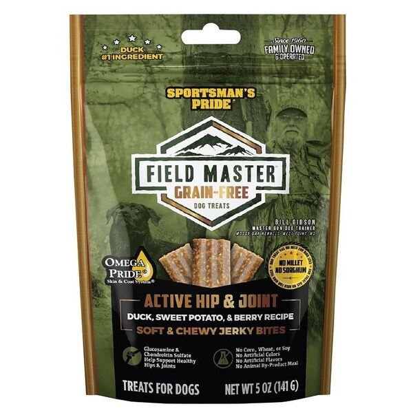 Sportsmans Pride Field Master Hip and Joint Dog Treat, Small, Medium, Large Breed, Berry, Duck, Sweet Potato - 10159