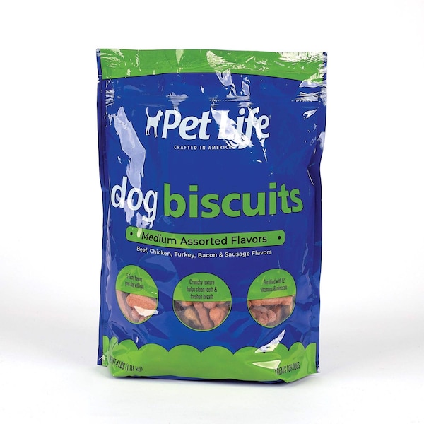 Pet Life Pet Life Assorted Biscuit For Dogs 4 lb 1 pk - ZX2801 04 10