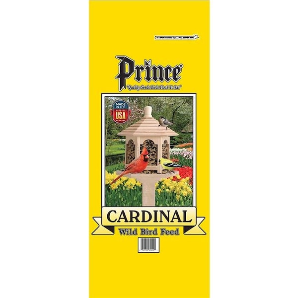 Prince Wild Bird Seed Prince Wild Bird Seed 0017030 30 lbs Cardinal Wild Bird Feed Yellow Bag; Yellow - 17030