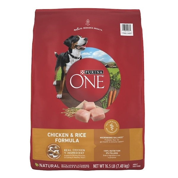 Purina One SmartBlend Dog Food, Adult Breed, Wet, Brown Rice, Lamb Flavor, 16.5 lb Can - 14937
