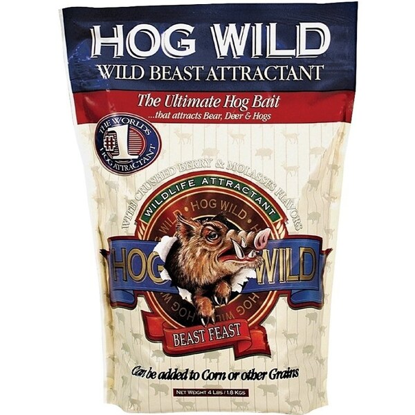 Evolved Habitats Hog Wild EVO Wild Beast Attractant, Berries, Molasses Flavor, 4 lb Bag - 34094