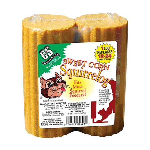 C&S Products C&S Products Squirrelog Wildlife Corn Squirrel and Critter Food 32 oz - 608