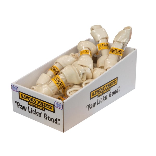 Savory Prime Savory Prime Large Adult Knotted Bone Natural 8-9 in. L 1 pk - 909