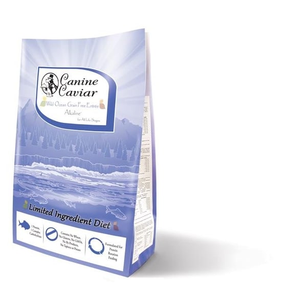 Canine Caviar Canine Caviar 902333 Wild Ocean Alkaline Holistic Grain Free Entree All Life Stages; 4.4 pound - 8 Bags Per Bale - 902333