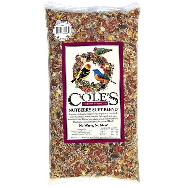 Coles Nutberry Suet Blend Blended Bird Seed, 20 lb Bag - NB20