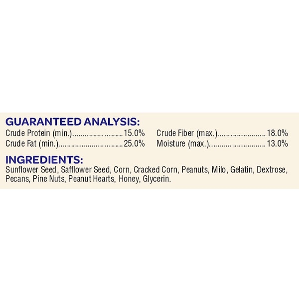 Kaytee Products Kaytee Woodpecker Sunflower Seed Cake 1.85 lb - 100063948