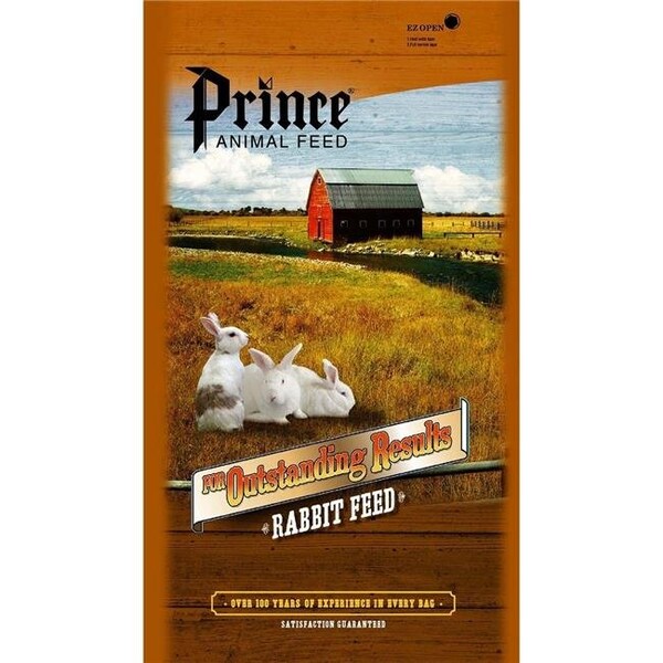 Prince Premium Feed Prince Premium Feed 201350 50 lbs Production Rabbit Feed - 18 Percent Mini Pellet - 201350