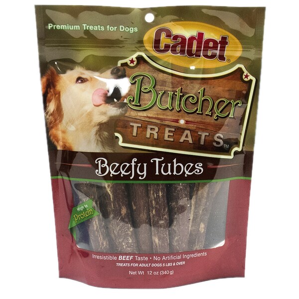 Cadet Butcher Treats Beefy Tubes 12oz. - C01625