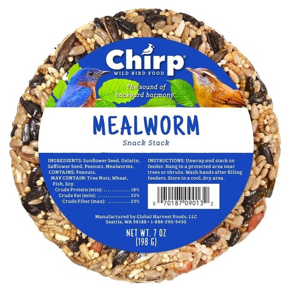 Chirp Chirp Wild Bird Mealworm Wild Bird Food 7 oz - 14984
