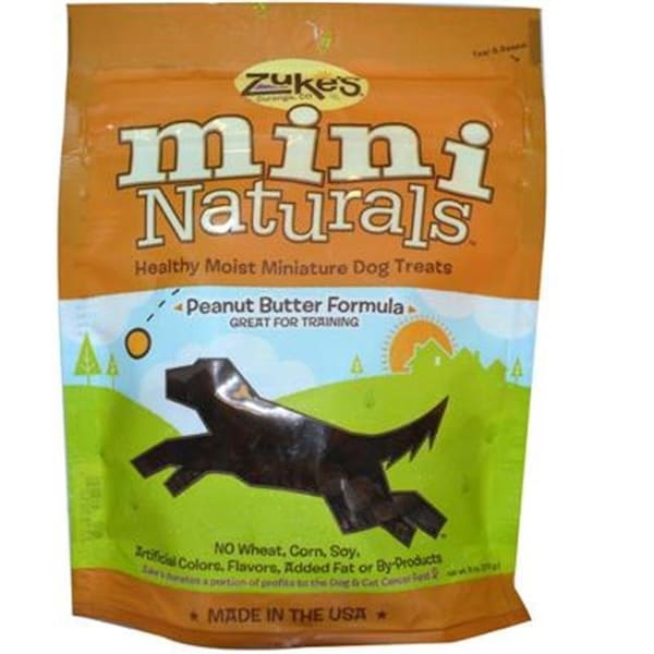 Zukes Zukes AY38031 Zukes Mini Naturals Peanut Butter Dog Treats - AY38031