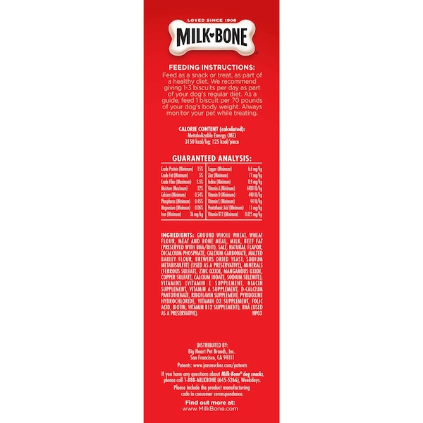 Milk-Bone Milk Bone 24 oz. Large Original Dog, PK12 - 7910051411