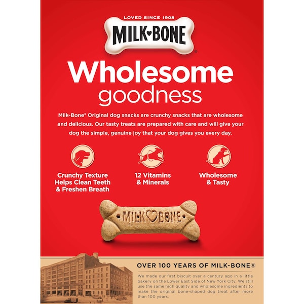 Milk-Bone Milk Bone 24 oz. Large Original Dog, PK12 - 7910051411